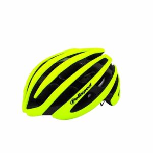 Capacete para Ciclismo Light Road Amarelo Fosco Preto Tamanho 58/61 Polisport