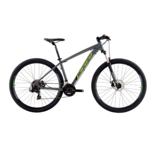 Bicicleta Oggi Hacker Sport Mountain Bike Grafite Verde Preto