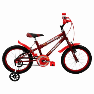 Bicicleta Infantil Aro 16 MTB Masculina Racer Kids Vermelha