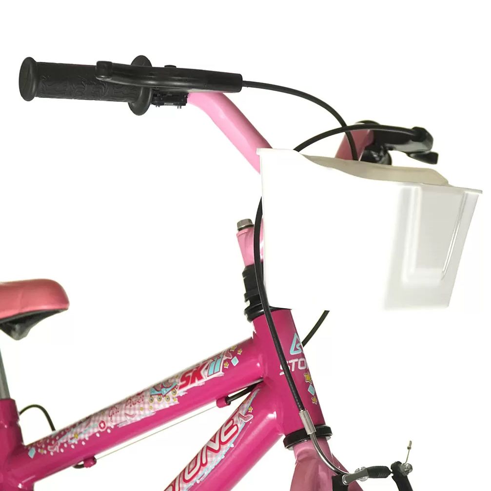 Bicicleta Infantil Aro 16 Stone SK-II Feminina Pink Rosa - Imagem 5