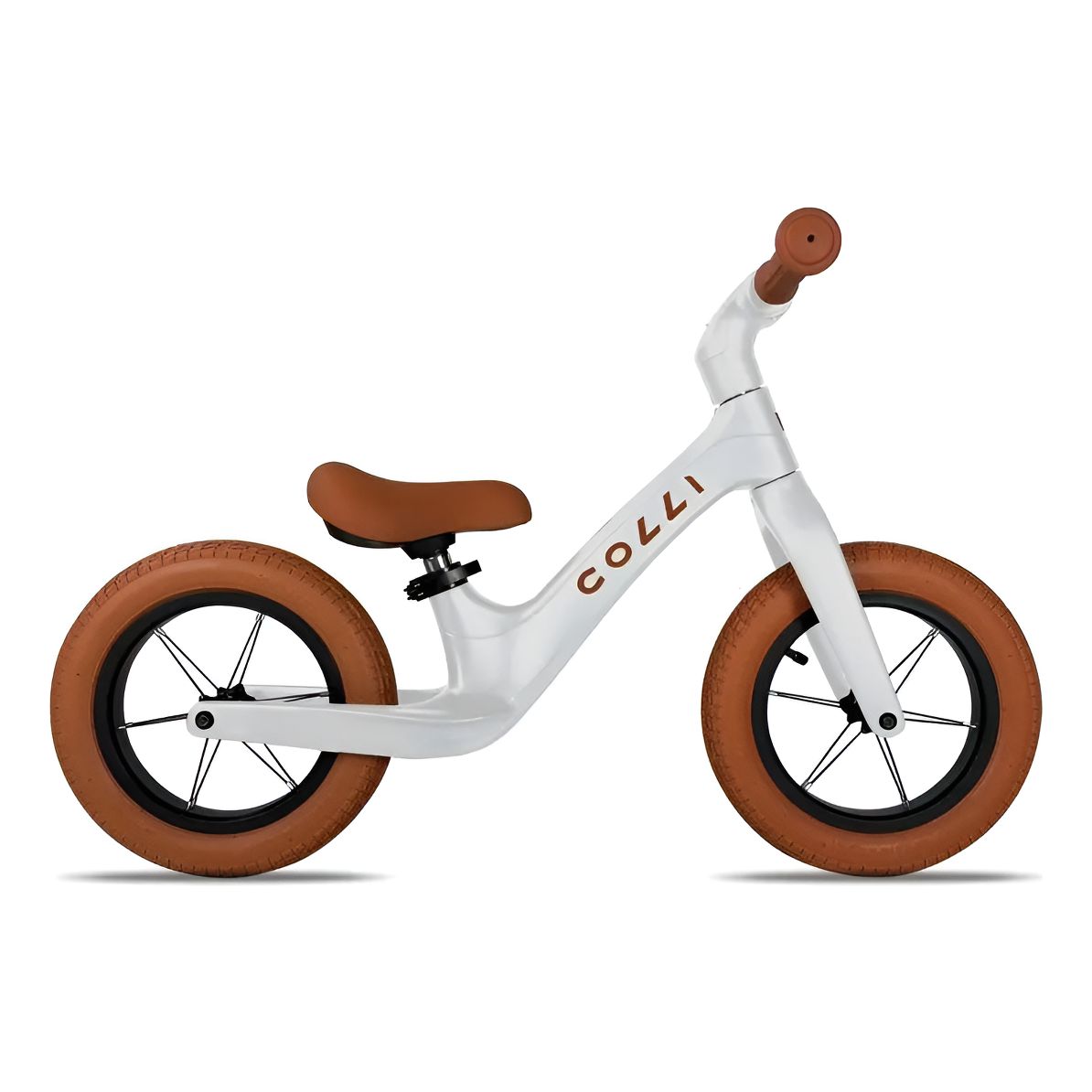 Bicicleta Infantil de Equilíbrio Colli Pitukinha Aro 12 Branco