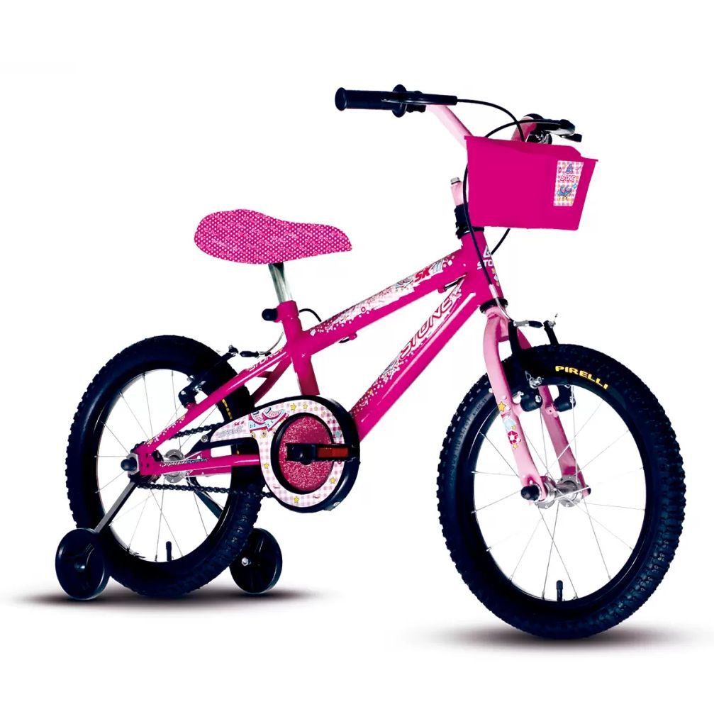 Bicicleta Infantil Aro 16 Stone SK-II Feminina Pink Rosa