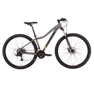 Bicicleta Oggi Float Sport Tourney Aro 29 Tamanho 15,5 21 Velocidades Grafite Preto Amarelo