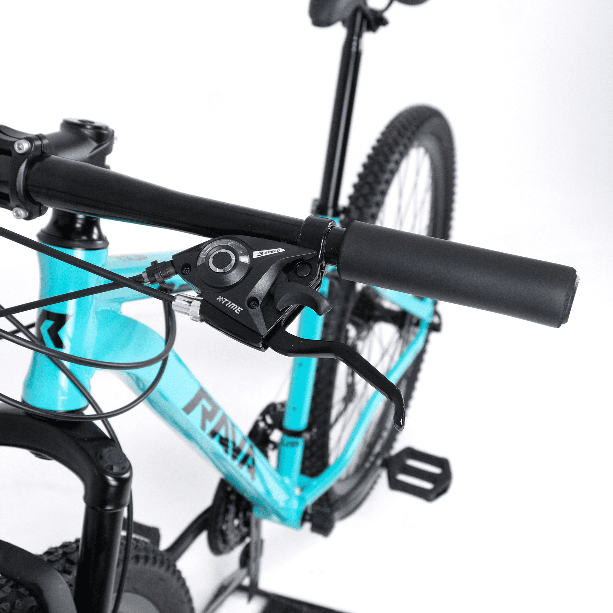 Bicicleta Rava Up Aro 29 Tamanho 19 21 Velocidades Verde Fluorescente - Imagem 7